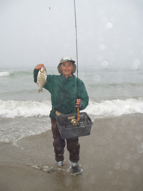 Glenn with nice Sunset Barred Perch